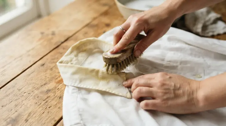 Solutions efficaces pour reblanchir un col de chemise jauni