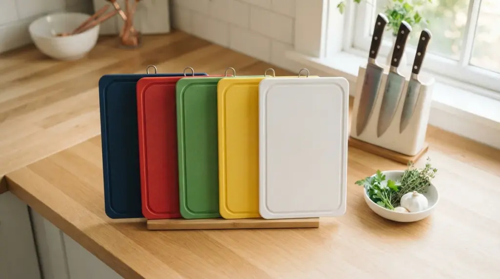 Standard Cutting Board Color Chart Guide for Kitchen Safety