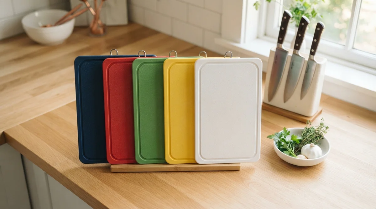 Standard Cutting Board Color Chart Guide for Kitchen Safety